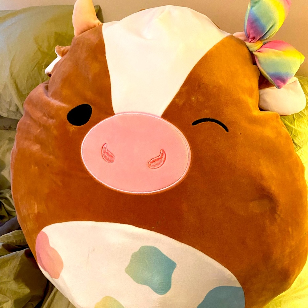 Giant 24 inch cow squishmallow
